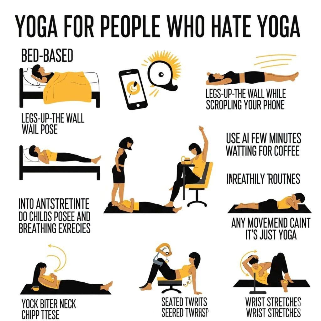 Yoga for people who dislike yoga.