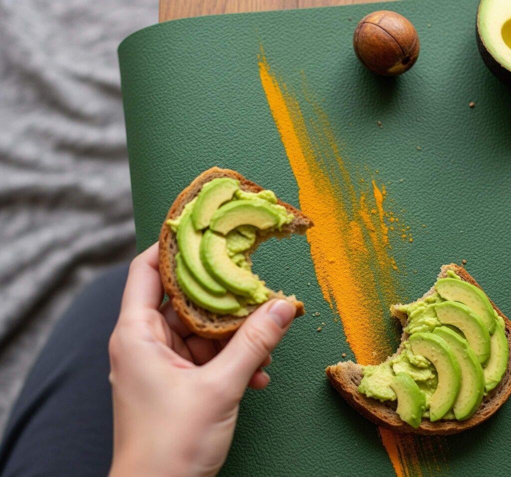 Post-Yoga Avocado Toast Disaster 