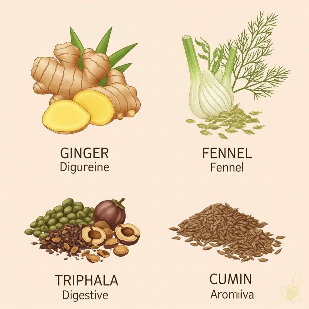 Ayurvedic Herbs for Digestion
