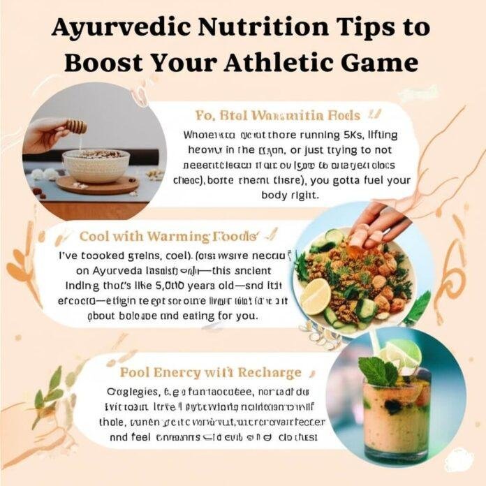 Ayurvedic nutrition tips for athletic performance.