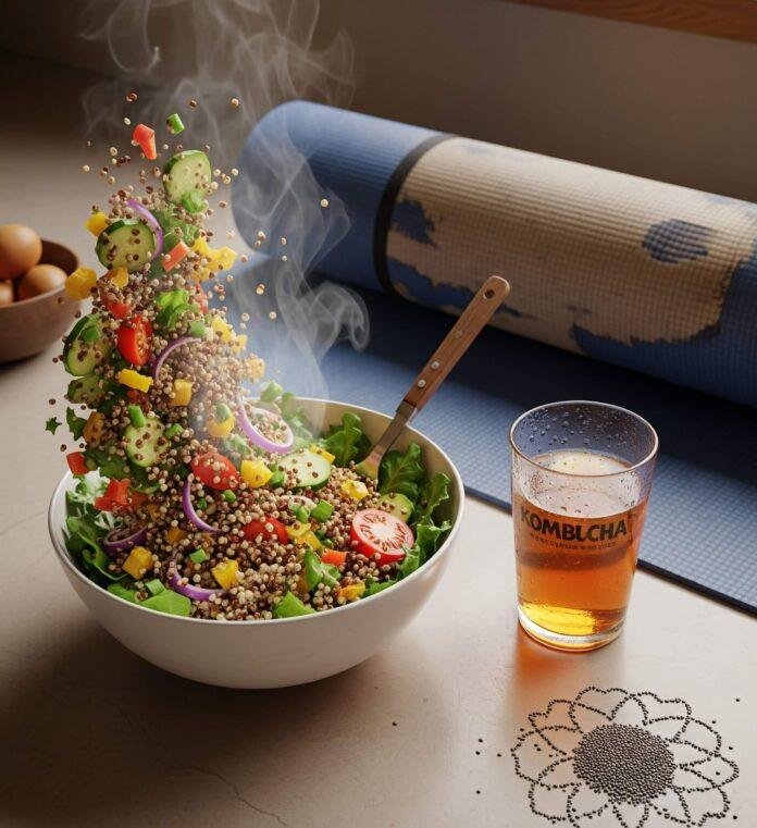 Messy Yoga Diet Kitchen Vibes