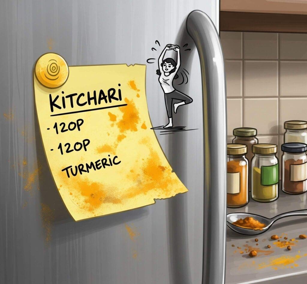 Kitchen chaos: kitchari, yoga, and turmeric.