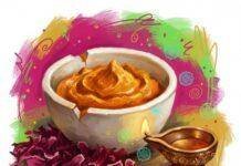 Ayurvedic Beauty Rituals: Natural Approaches to Skincare and Wellness Impressionistic digital painting of turmeric paste, hibiscus petals, and an oil lamp.